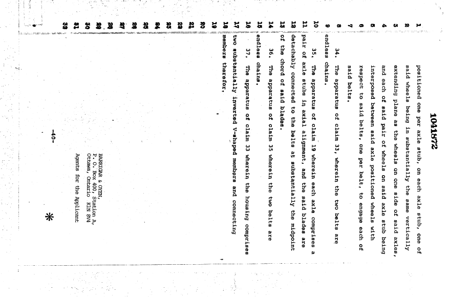 Canadian Patent Document 1041872. Claims 19931224. Image 8 of 8