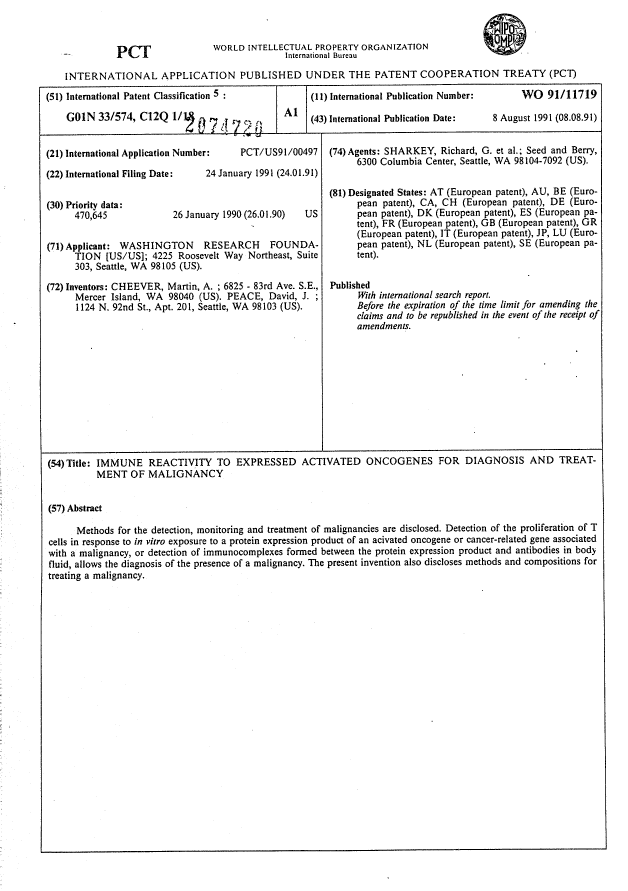 Canadian Patent Document 2074720. Abstract 19941217. Image 1 of 1