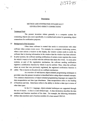 Canadian Patent Document 2137745. Description 20031112. Image 1 of 25
