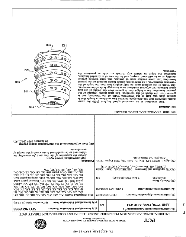 Canadian Patent Document 2223929. Abstract 19961205. Image 1 of 1