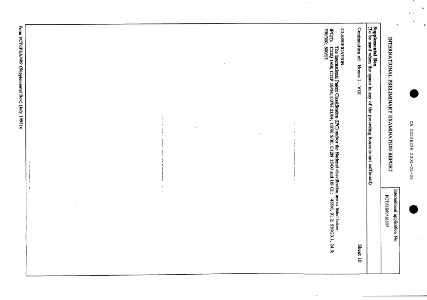 Canadian Patent Document 2336236. PCT 20001226. Image 4 of 4